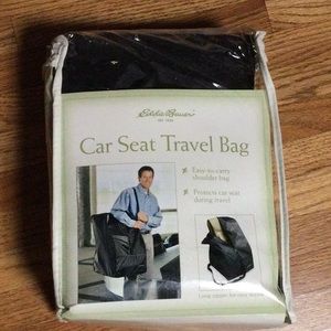 Eddie Bauer black car seat travel bag